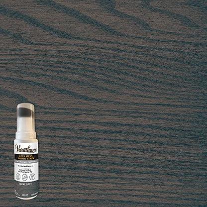 Varathane Less Mess Smoke Gray Wood Stain & Applicator - color: Smoke Gray, size: 4 Ounce (Pack of 1)