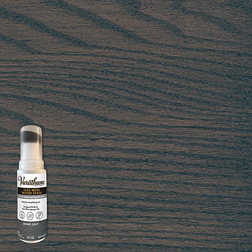 Varathane Less Mess Smoke Gray Wood Stain & Applicator - color: Smoke Gray, size: 4 Ounce (Pack of 4)
