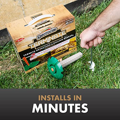 Spectracide Terminate Termite Detection & Killing Replacement Stakes, 5 Ct - size: 1 Pack, style: Stake Refill