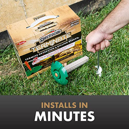 Spectracide Terminate Termite Detection & Killing Replacement Stakes, 5 Ct - size: 1 Pack, style: Stake Refill