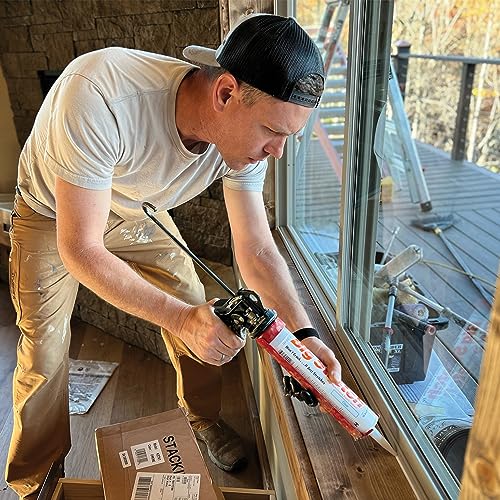Sashco 10004 Big Stretch Caulk Black 10.5-ounce - color: Black