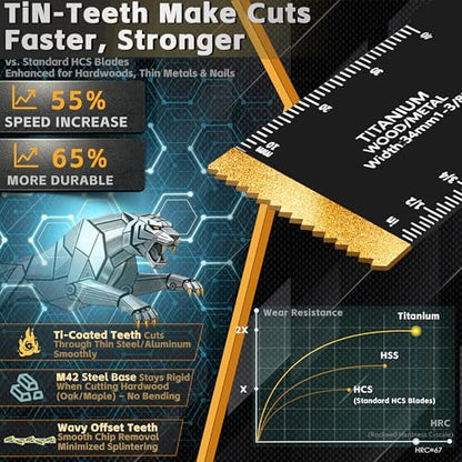 52PCS Oscillating Tool Blades, Universal Multi Tool Blade Kit - size: 50pcs kits