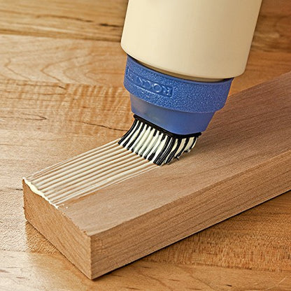 Rockler Wood Glue Applicator Set with Bottle, Brush & Glue Spout
