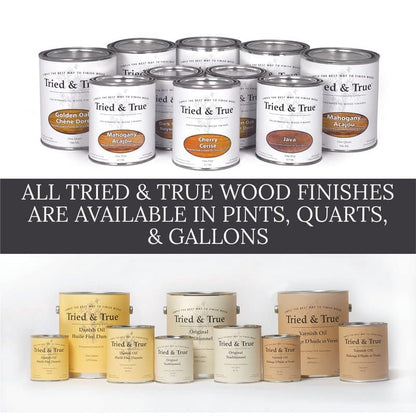 Tried & True Dark Walnut Stain & Finish, Pint - color: Dark Walnut, size: Pint