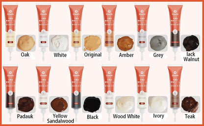 Wood Furniture Repair Kit 12 Colors Fillers Touch Up Paint Repair Scratch - color: 12 Colors