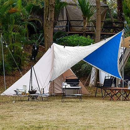 TICONN Heavy Duty Tarp Cover Waterproof, Extra Thick UV Resistant Tarpaulin - color: Blue, size: 10'x12', 5.5 Mil, 2PK
