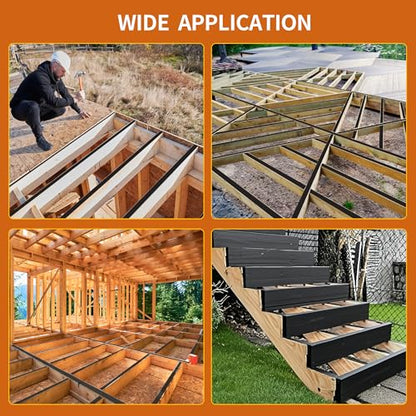 Butyl Joist Tape for Decking 2''×50', 24 Pack Waterproof Deck Tape - size: 24pack 2" x 50'