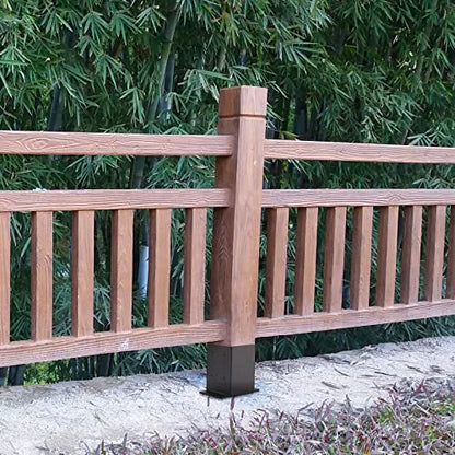 4"x4" Post Base 6PCS,Post Brackets(Inner Size 3.6"x3.6") - size: 4''X4''