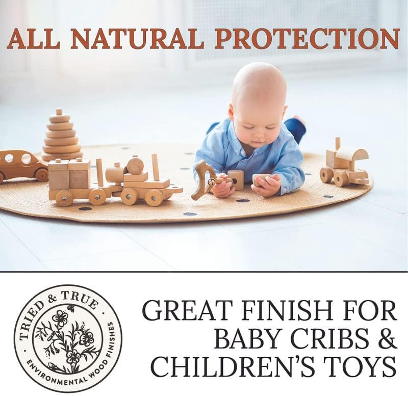 Tried & True Danish Oil, Polymerized Linseed Oil Wood Finish & Sealer,8 oz. - size: 8oz