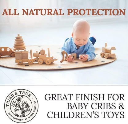 Tried & True Danish Oil, Polymerized Linseed Oil Wood Finish & Sealer,8 oz. - size: 8oz