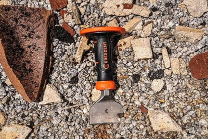 Crescent 3" x 8-1/2" Brick Chisel with Hanguard - CBCH30H - style: Brick