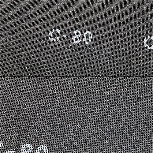 HUAALIUCHE 17" Sanding Screen Discs - Mesh Floor Sanding Screen - Black Silicon Carbide - for Wood Floors (10 Pack, 80 Grit) - size: 17 inch, style: #80-10 Pack