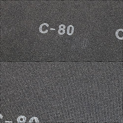 HUAALIUCHE 17" Sanding Screen Discs - Mesh Floor Sanding Screen - Black Silicon Carbide - for Wood Floors (10 Pack, 80 Grit) - size: 17 inch, style: #80-10 Pack