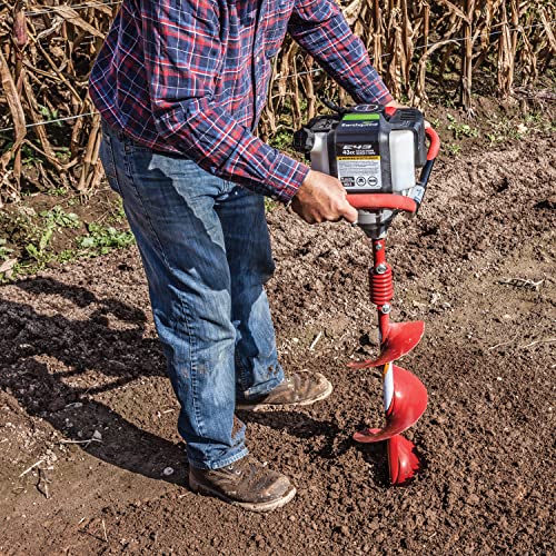 Earthquake EA8F 8-Inch Diameter 36-Inch Long Earth Auger with Fishtail Point and Flex Coil Shock Spring - size: 8-Inch Diameter