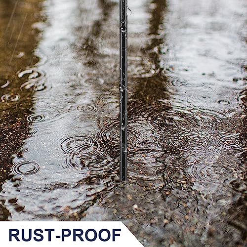 COCONUT Soil Probe Rod, 48 Inch Metal Septic Tank Locator Tool Ground Probe Rod for Soil Compaction, Locating Underground Pipes and Gopher Runs, Gardening