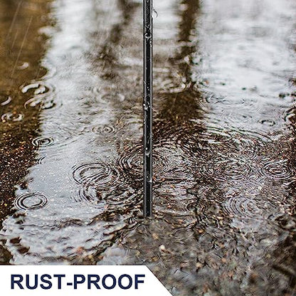 COCONUT Soil Probe Rod, 48 Inch Metal Septic Tank Locator Tool Ground Probe Rod for Soil Compaction, Locating Underground Pipes and Gopher Runs, Gardening