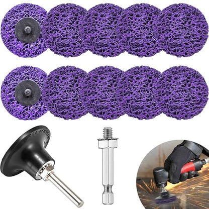 Quick Sanding Discs Stripper Abrasive Wheel for Drill (3INCH-10Pack) - style: 3INCH-10Pack