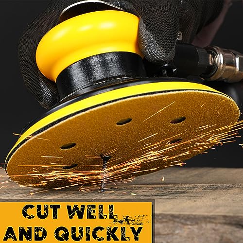 6 Inch Sanding Discs Hook and Loop, 40 Grit Sandpaper for Orbital Sander, Professional for Automotive and Woodworking, 100 Pack - style: 40 Grit