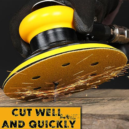 6 Inch Sanding Discs Hook and Loop, 180 Grit Sandpaper for Orbital Sander, Professional for Automotive and Woodworking, 100 Pack - style: 180 Grit