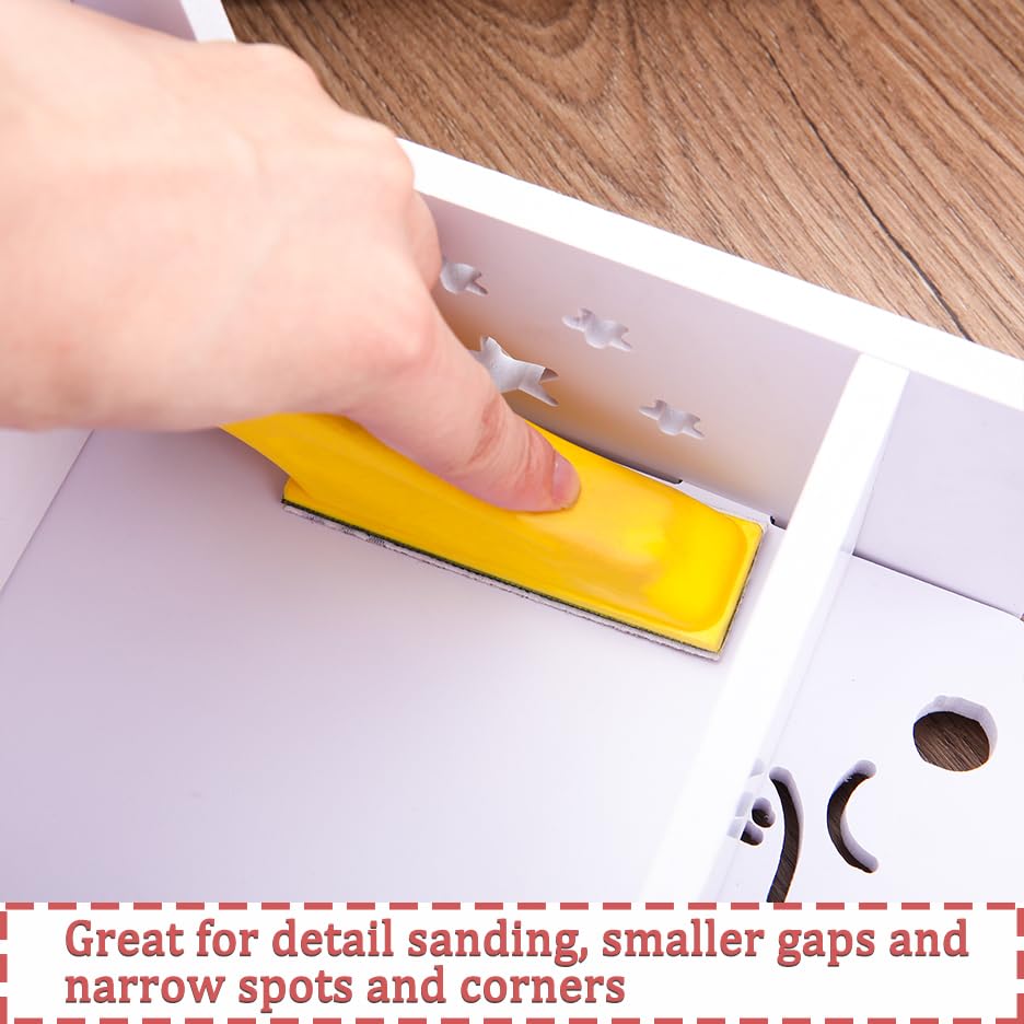 100Pcs Micro Detail Sander Paper Kit 3.5x1.2 Inch 80 Grit - style: 80 Grit