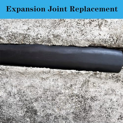 Concrete Expansion Joint Strips Filler Rubber Seal Crack Repair - size: 2-1/8" Wide, 10Ft Long