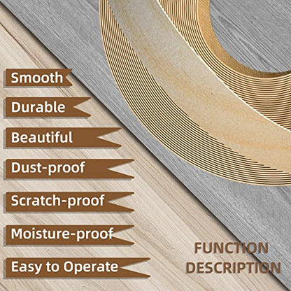 GSCIT Club Birch Edge Banding, 1 1/2 inch x 50ft roll of Veneer Edge Banding Preglued Flexible, Real Wood Tape Banding - color: Birch, size: 1 1/2"x 50ft