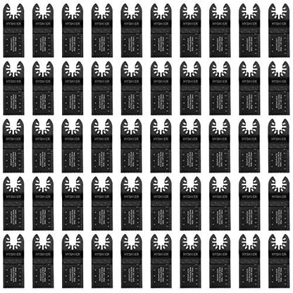 50 Pcs Oscillating Tool Blades, Professional Universal Oscillating Saw Blades, Wood, Quick Release Durable Multi Tool Blades Fit All Models - style: 50pcs