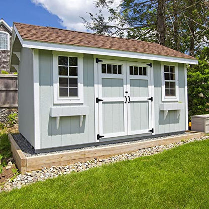 National Hardware N166-006 Kit Shed, Black