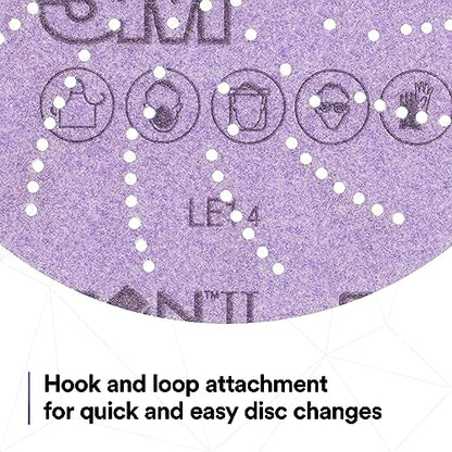 3M Xtract Cubitron II Hookit Clean Sanding Film Disc 775L - size: 5 in, 240+ 320+ 400+