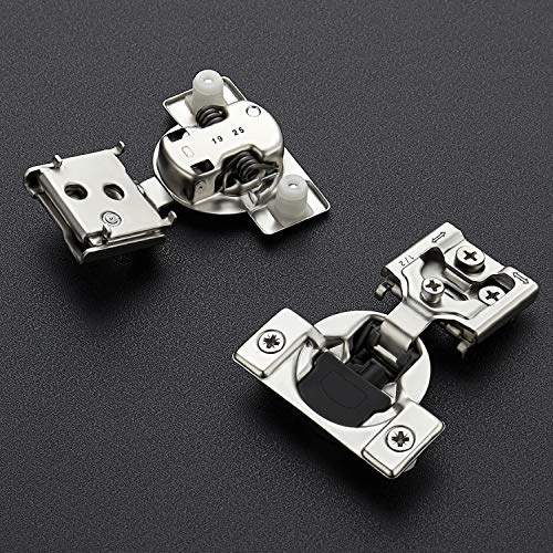 Soft Close Hinges for Kitchen Cabinet Hinges, 1/2 Inch Overlay, 2 Pack - size: 1/2 inch Overlay