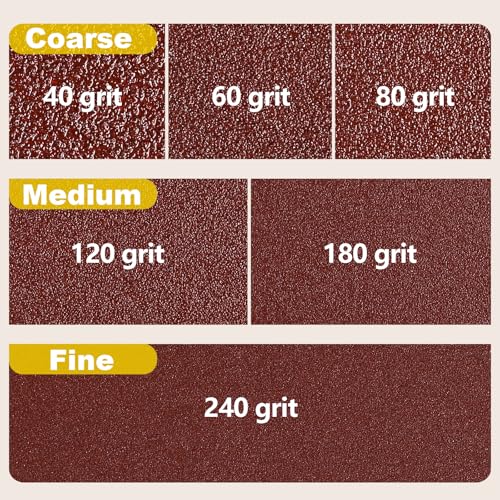 30Pcs 7 Inch Hook and Loop Sanding Discs, Sandpaper Pads for Air Sander - style: 7 Inch Mix30PCS