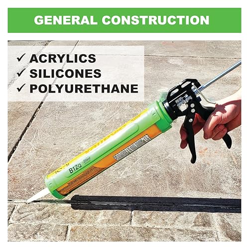Albion Engineering Company B12Q B-Line Manual Cartridge Caulking Gun, 1 Quart, 12:1 Drive, Green - size: 1 Quart, style: 12:1 Manual Drive