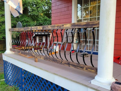 HZIU 61 Pack 32.25" Deck Balusters with Screws ，Iron Deck Railing - size: 32.25 Inch