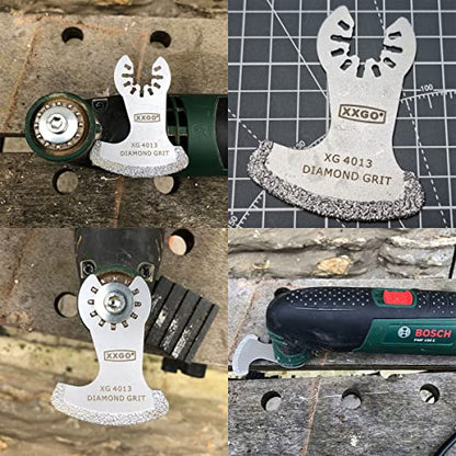 XXGO 20 Pcs Oscillating Tool Diamond Blade for Grout Removal XG8020S - size: 20 PCS
