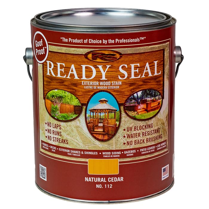 2-Pack of 1 gal Ready Seal 370012 Natural Cedar Exterior Stain & Sealer for Wood