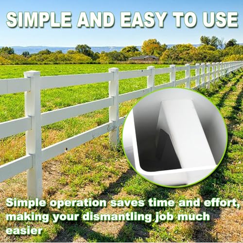 Vinyl Siding Removal Tool Vinyl Fence Tools Fence Post Removal Tool for Quick Removal and Replacement Removal Tool for Vinyl Fence At 5-1/2" Above Tab