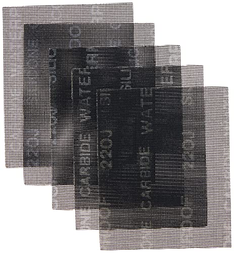 DEWALT DWAM4326 220 Grit Mesh Sheet (5 Sheets), 1/4" - size: 1/4", style: 220G, 5-Pack