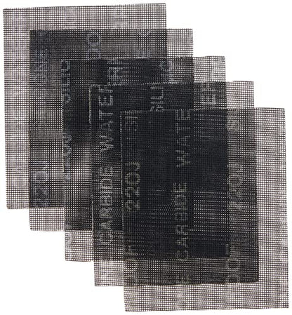 DEWALT DWAM4326 220 Grit Mesh Sheet (5 Sheets), 1/4" - size: 1/4", style: 220G, 5-Pack