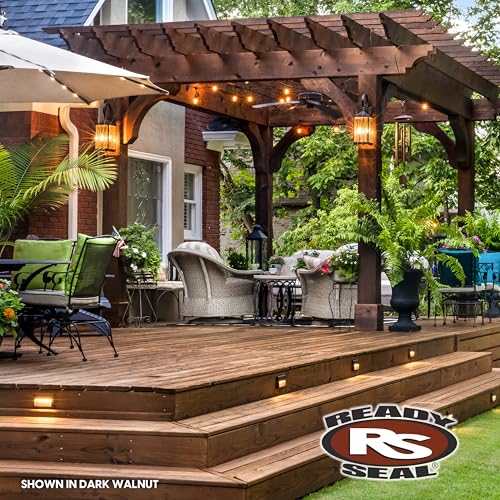 Ready Seal Exterior Wood Stain & Sealer, Mahogany, 1 Gallon - color: Mahogany, size: 1 Gallon