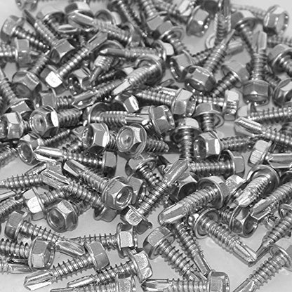 Skywalker 1/4” x 1” with 3/8” Head Self-Drilling Screws (Box of 100)