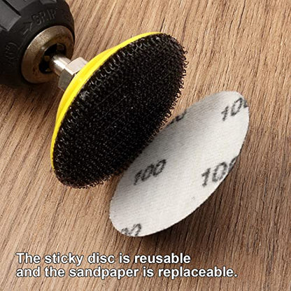 MAXMAN 2" Sanding Discs 120 Pcs, 60-10000 Grit Wet&Dry Sandpaper, for Drill - style: 2 Inch