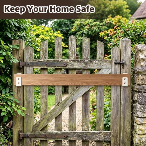 2x4 Door Barricade Brackets, 3mm Door Reinforcement Security Brackets(8PCS) - size: 3mm 8PCS