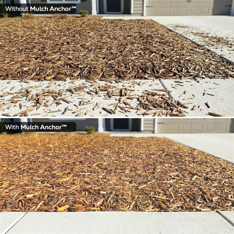 Dominator Mulch Anchor 5 Gallon - Mulch Glue for Landscaping | Mulch Glue Spray for Rubber Mulch, Wood Chips, Pine Straw, Cedar & Cypress | Ready to Spray Heavy Duty Landscape Glue - size: 5 Gallon, style: Mulch Glue
