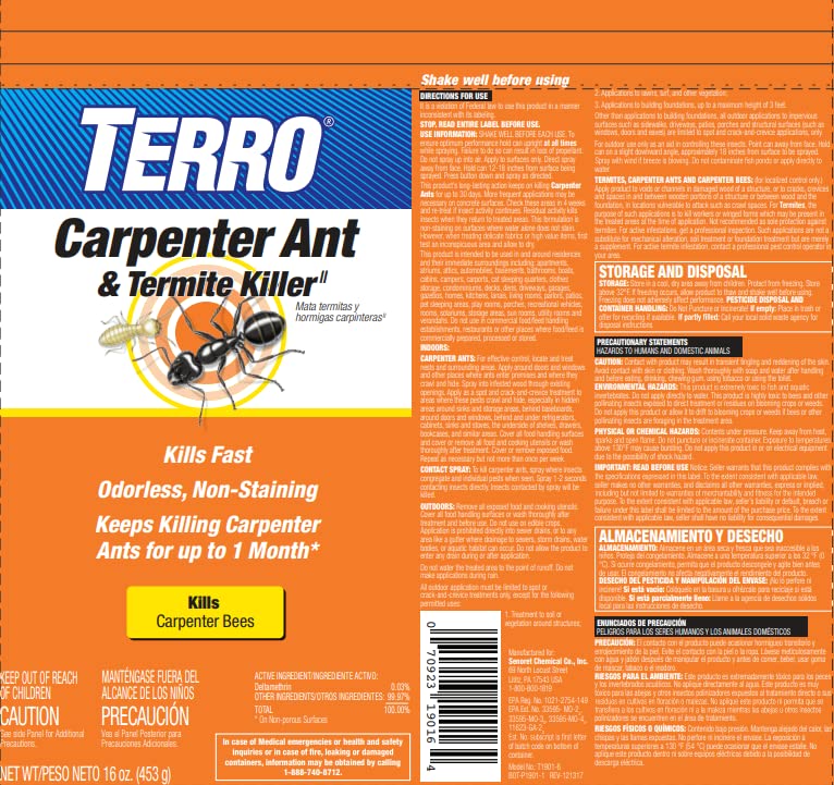 TERRO Ready to Use Indoor and Outdoor Carpenter Ant, Termite, and Carpenter Bee Killer Aerosol Spray - T1901SR - 2 Pack, 32 Total Ounces - style: 2 Pack