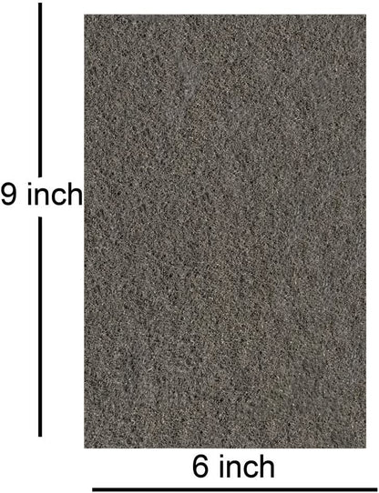 Premium 10 Pack 6" x 9" General Purpose Scuff Pads - Scuffing, Scouring, Sanding, Paint Primer Prep Adhesion Scratch - Surface Preparation Automotive Car Auto Body Woodworking Wood (Brown + Grey) - color: Brown + Grey
